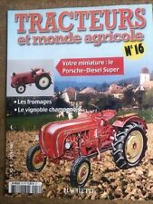 Tracteurs Et Monde Agricole Num 16 Porsche Diesel Super Fascicule Seul Hachette