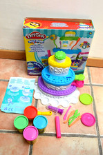 FIGURINE jeu JOUET LOT play-doh gâteau d'anniversaire + BOITE pate à modeler