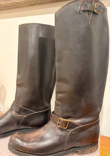Rare vintage buco leather tall - buco,