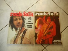 2 magazines rock and folk - n°66 et 69 - 1972