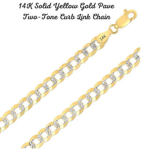 14k solid yellow white - yellow+white, gold
