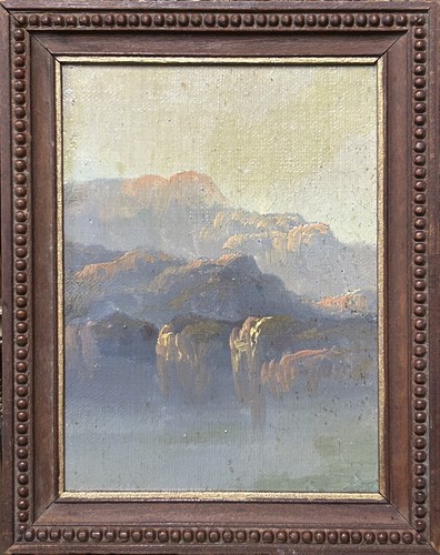 Small original antique view - ,