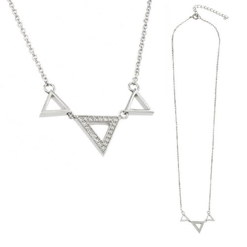 Argent sterling collier - argent,