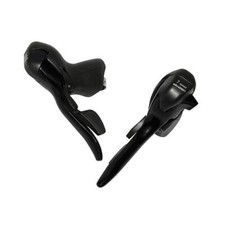 Levier/manette route 7v. triple alu noir compatible shimano - Microshift