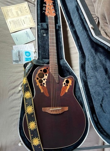 Guitare acoustique spéciale