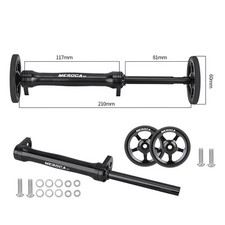 Vélo Pliable Easy Roues et Rallonge Tige Compatible avec Brompton