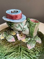 pyrogène ancien Barbotine( Art Deco , Art Nouveau )