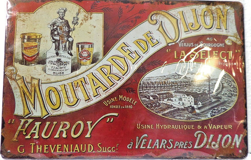 Plaque metal vintage 20x30 - vintage, la