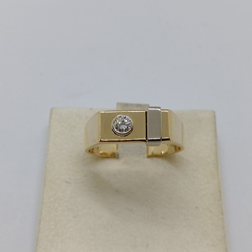 Bague homme jaune et - bague,