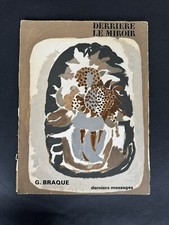Ancien catalogue art DERRIÈRE LE MIROIR GEORGES BRAQUE N°166 MAEGHT éditeur 1967