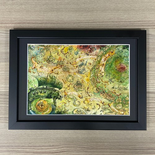 Dreadfleet encadré art - dreadfleet, map