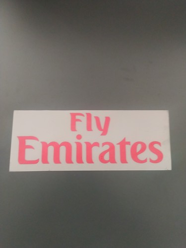 Patch fly emirates - ", rouge
