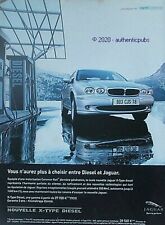 PUBLICITE JAGUAR AUTOMOBILE X TYPE DIESEL DE 2003 FRENCH AD PUB