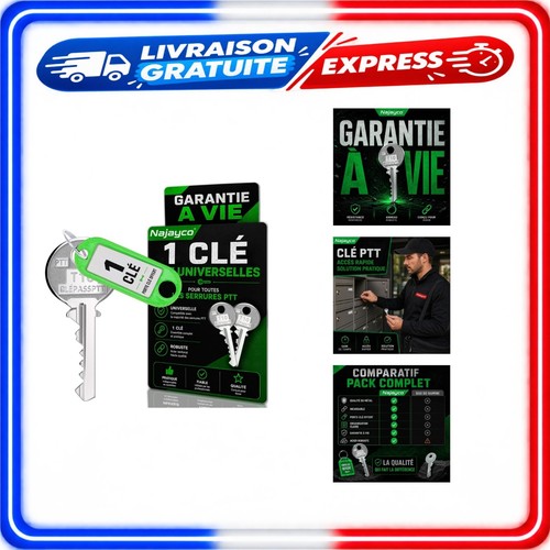 Clé ptt t10 passe partout - ptt, passe-partout