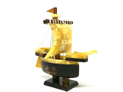 Amber ship sailboat - ship,
