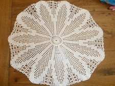 napperon crochet fait main 42 cm