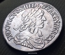 Louis xiii écu 1643 - xiii., a