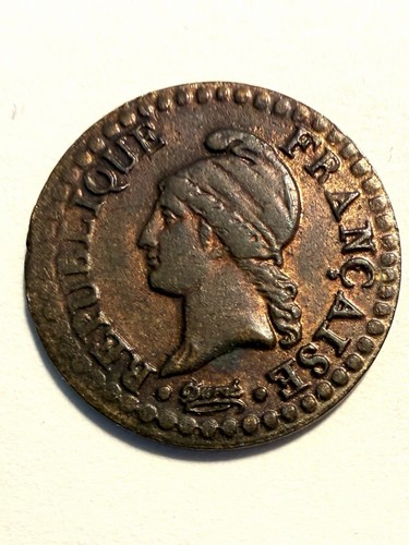 Pièce centime a - 1, france