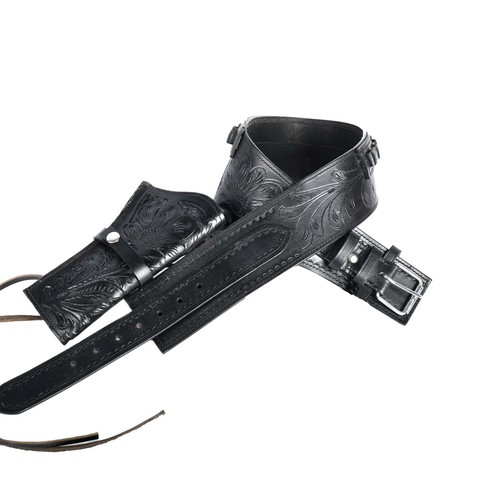 Western leather gun holster - lt,