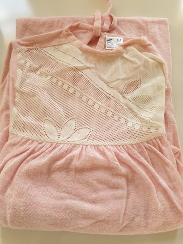 Chemise nuit jersey rose - de,