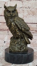 Sculpture De Hibou En Bronze
