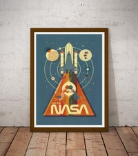 Affiche-Poster Vintage NASA