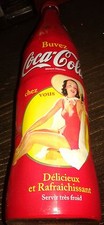 RARE   BOUTEILLE DE 1 LITRE COCA COLA VERRE VIDE SERIE LIMITEE PIN'UP 60'S