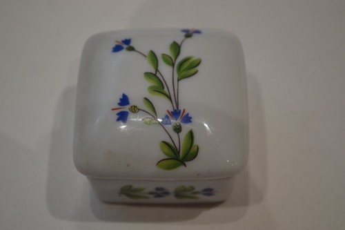 Pilulier porcelaine lys - porcelaine,