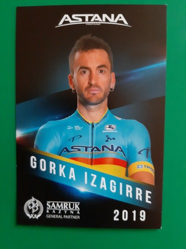 Cyclisme carte cycliste gorka - carte,