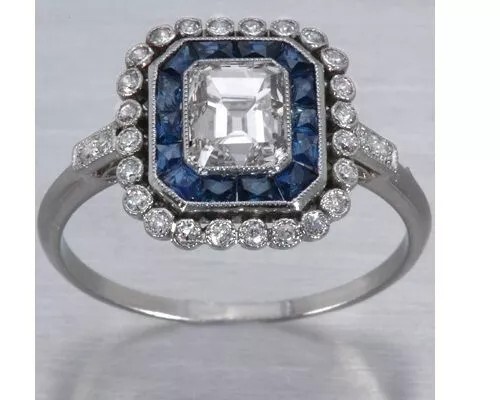 Bague fiançailles vintage - bague, de