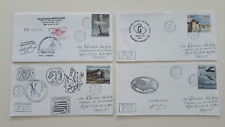 TAAF 2001 4 ENVELOPPES AFFRANCHIES BF 5 YT N° 298-301 COLLECTION JEUNESSE