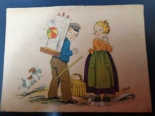 *Carte postale - Le vitrier - Illustrateur Maudy