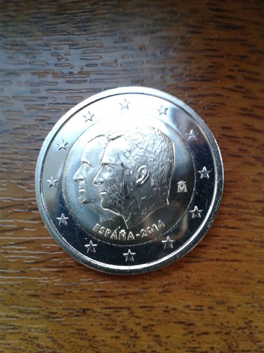 Pièce neuve espagne euros - pièce,