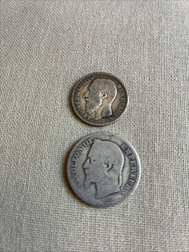 Lot pièces argent de - de,