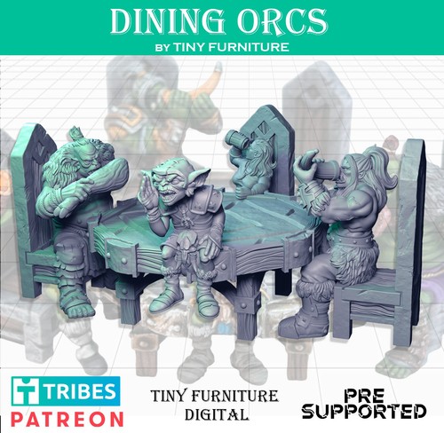 Mobilier donjons diner - , orcs