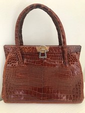 Vintage sac à main en cuir