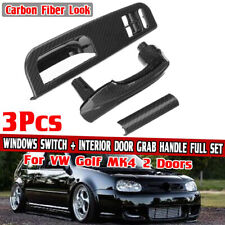 3x Carbone Poignée de Porte