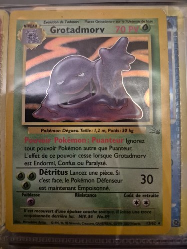 Carte pokémon grotadmorv - carte,