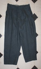 VINTAGE 1940/50: PANTALON LAINE ARMEE SUISSE BUSHCRAFT