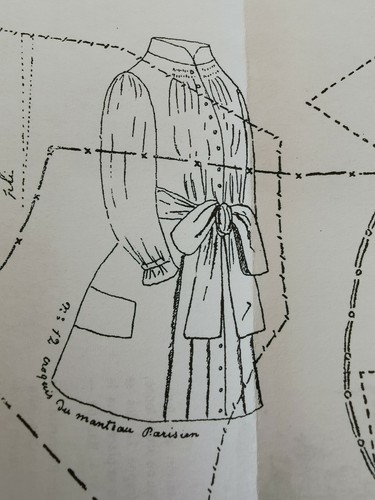 Ancien patron poupee - ,