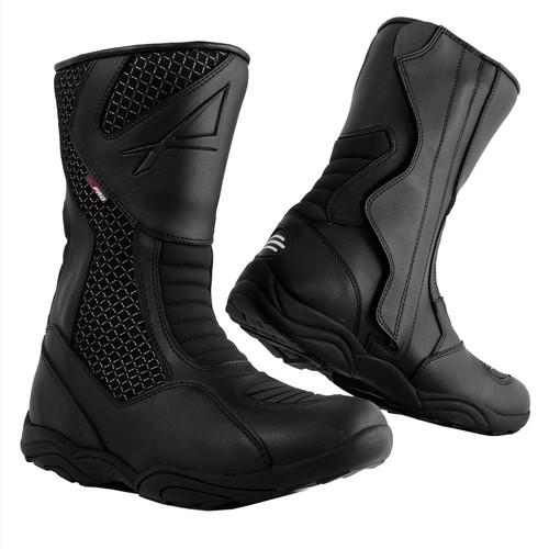 Bottes cuir textile perforé - bottes,