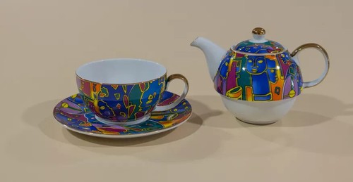 Théière porcelaine decor - porcelaine,