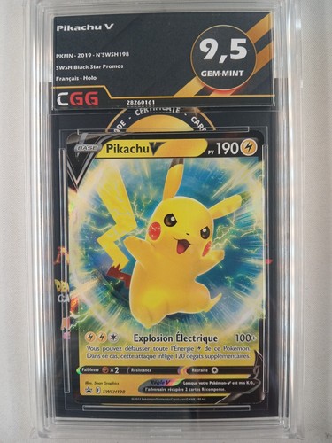 Carte pokémon pikachu v - pikachu,