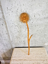 Grande fleur en bois