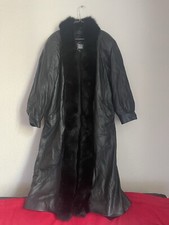 manteau cuir femme