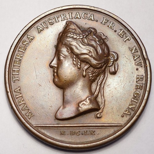 Louis xiv medaille mauger - medaille,