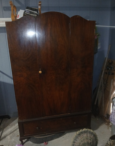 Antique dark single door - antique, single-door