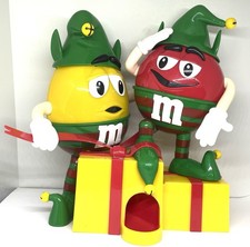 Vintage Ancien Distributeur De Bonbons M&M’s De Collection Et Fonctionnel Noël