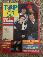 Magazine TOP 50 n° 106 - Frédéric François + poster Madonna (14 mars 1988)