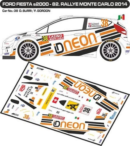 Decals ford fiesta s2000 - decals,